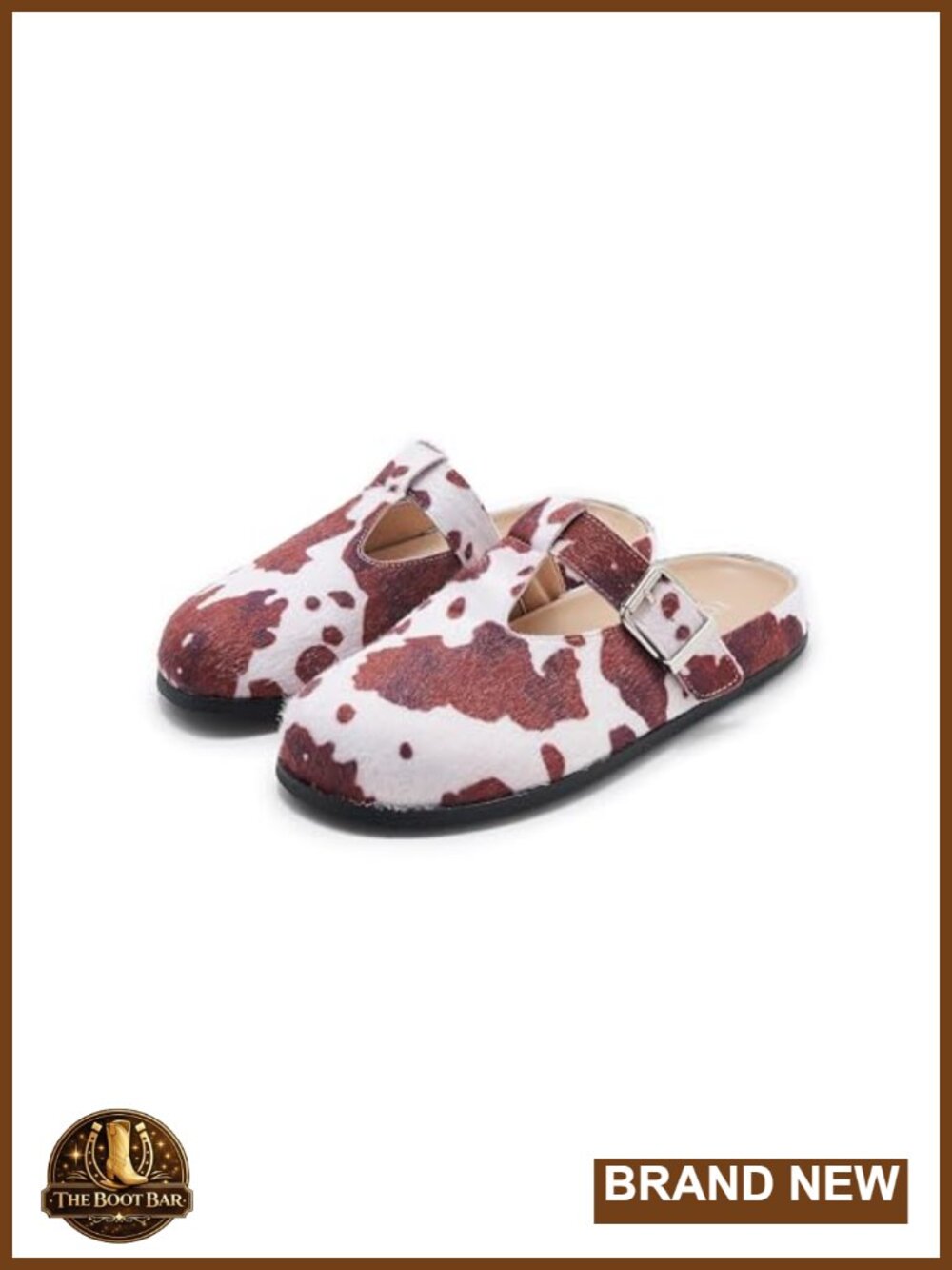 Suede Clogs Closed Toe Slip On Comfort Mule Adjustable Buckle Casual Flat Shoes